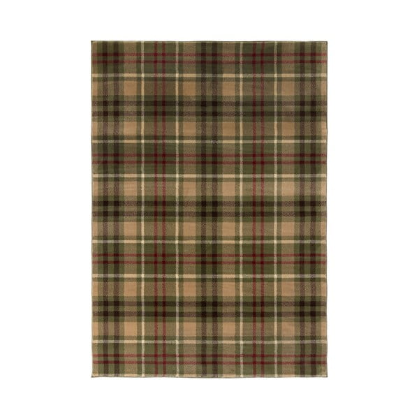 Zelený koberec Flair Rugs Highland, 80 x 150 cm