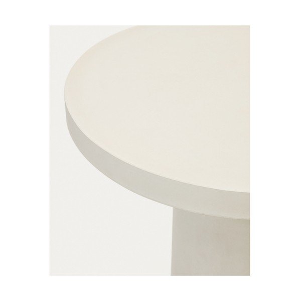 Betonový kulatý zahradní jídelní stůl ø 90 cm Aiguablava – Kave Home-image-3