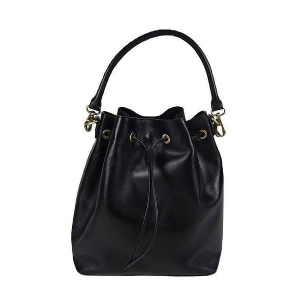 Černá kožená kabelka O My Bag The Donna