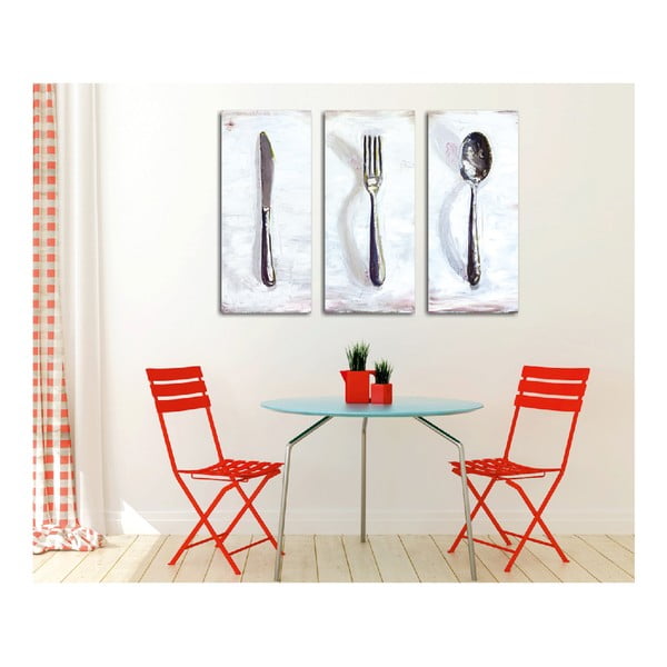 3 dílný obraz na plátně Dinner-image-2