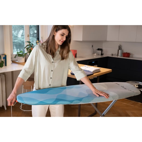 Modro-šedý bavlněný potah na žehlicí prkno Vileda Ultra Fresh-image-2