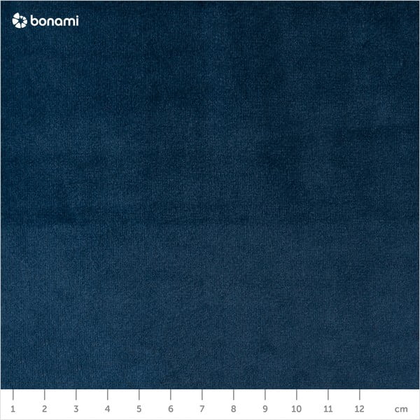 Tmavě modrá sametová pohovka Mazzini Sofas Benito, 158 cm-image-1