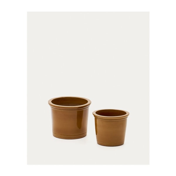 Květináče z terakoty v sadě 2 ks ø 47 cm Presili – Kave Home-image-3