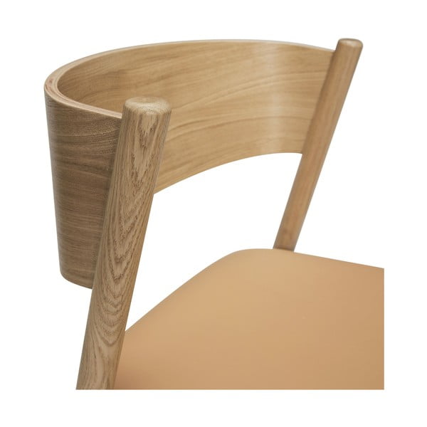 Jídelní židle z dubového dřeva Oblique - Hübsch-image-4