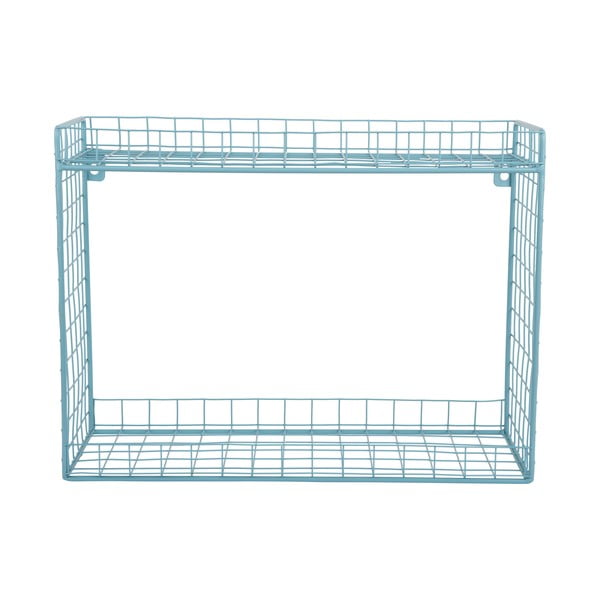 Tyrkysová patrová ocelová police 40 cm Reja – PT LIVING