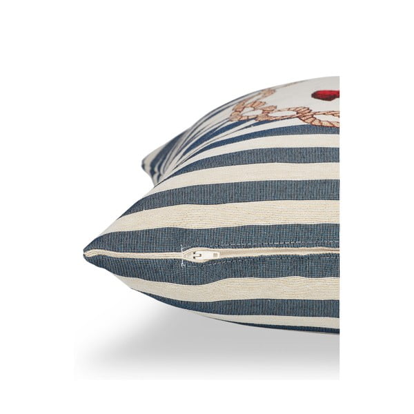 Povlak na polštář Maritim Anchor Blue, 45 x 45 cm-image-1