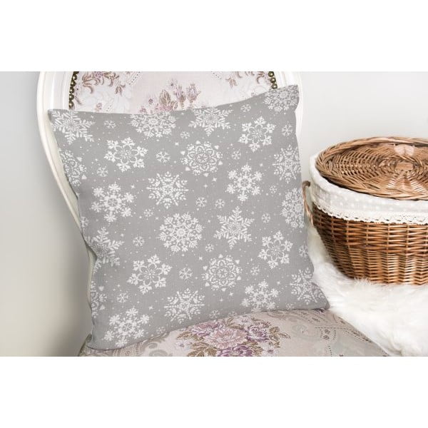 Vánoční povlak na polštář Minimalist Cushion Covers Snowflakes, 42 x 42 cm-image-2