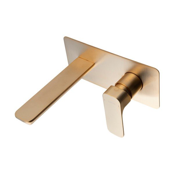 Podomítková umyvadlová baterie ve zlaté barvě (1 výstup) Spy – Sapho-image-2