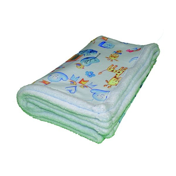 Světle modrá dětská deka 80x100 cm – OYO kids-image-1