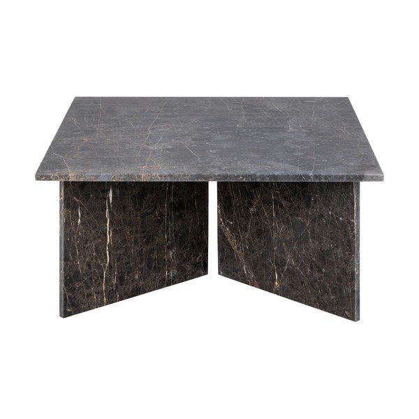 Černý mramorový konferenční stolek 90x90 cm Vega – Actona-image-2