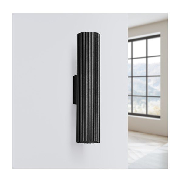 Černé nástěnné svítidlo Gleam – Sollux-image-2