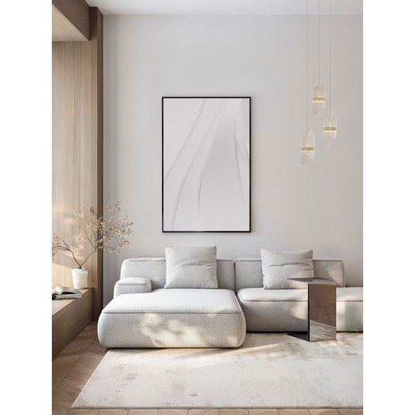Kovové LED stmívatelné závěsné svítidlo v mosazné barvě se skleněným stínidlem ø 32 cm Lucien – Nova Luce-image-1
