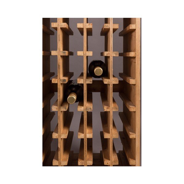 Hnědá vinotéka z jedlového dřeva počet lahví 28, 43,5x118,5 cm Claude – Dutchbone-image-4