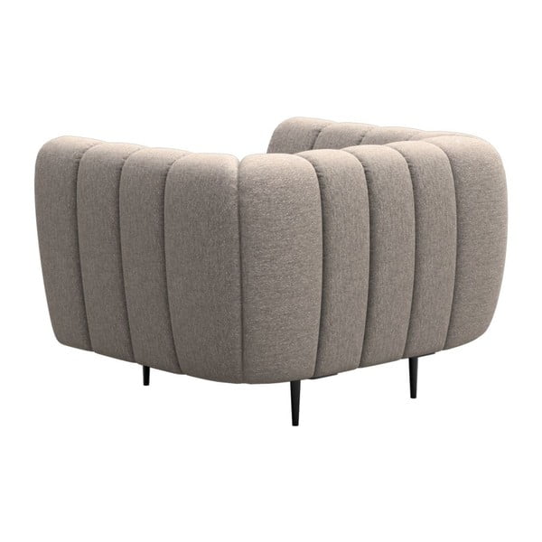 Béžové křeslo Shel – Ghado-image-3