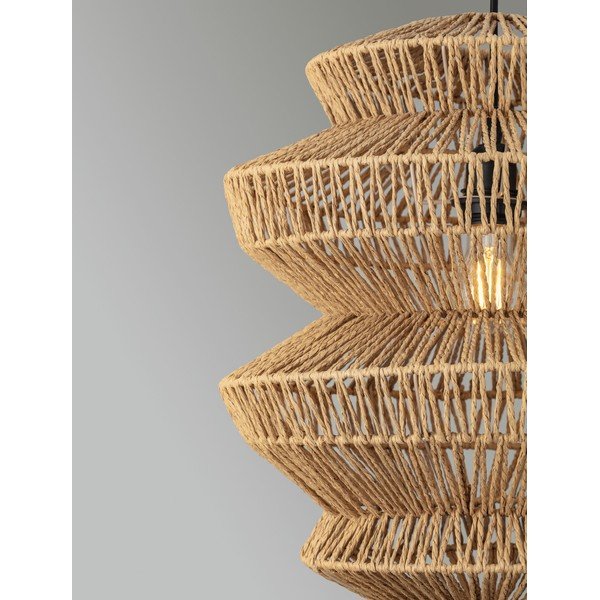 Provazové závěsné svítidlo v přírodní barvě ø 40 cm Nua – Nova Luce-image-2