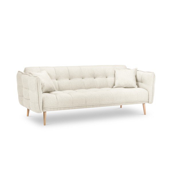 Krémová rozkládací pohovka Mazzini Sofas Canna-image-2