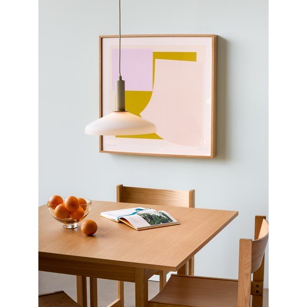 Jídelní stůl v dekoru dubu 110x110 cm Geo – Hübsch-image-1