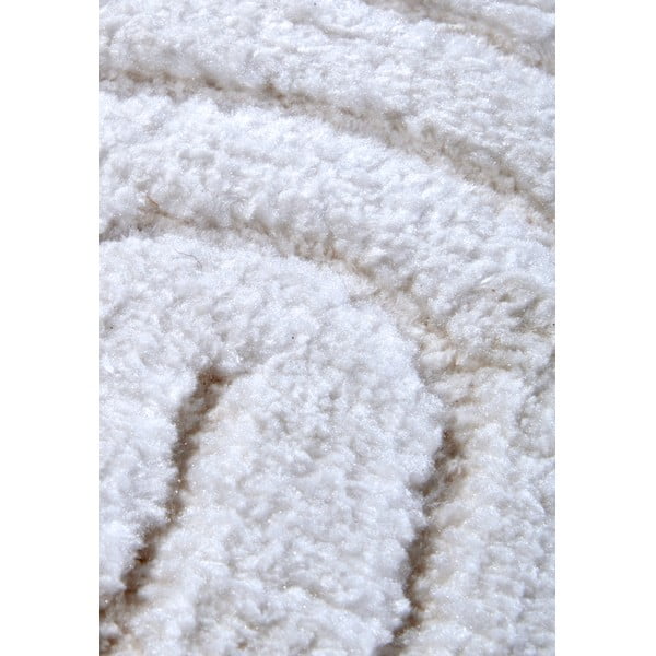 Bílý kulatý koberec ø 200 cm Panglao New York White – Elle Decoration-image-4