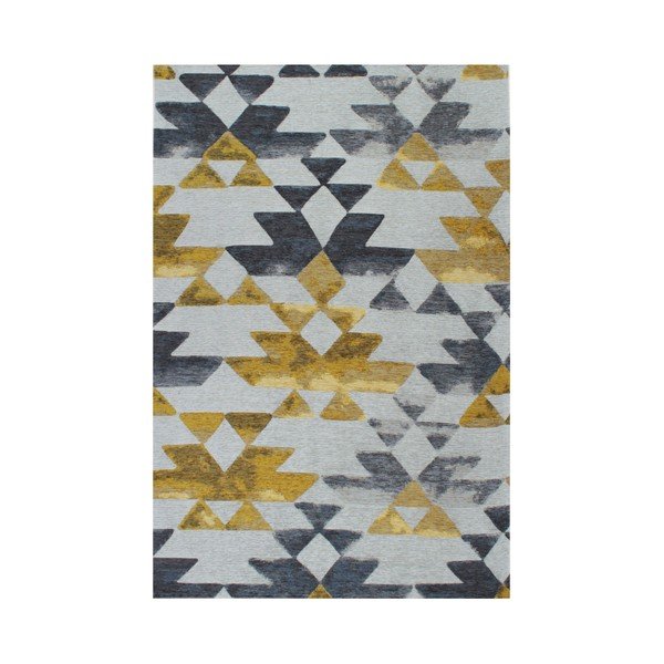 Koberec Tria Grey/Yellow, 160 x 230 cm