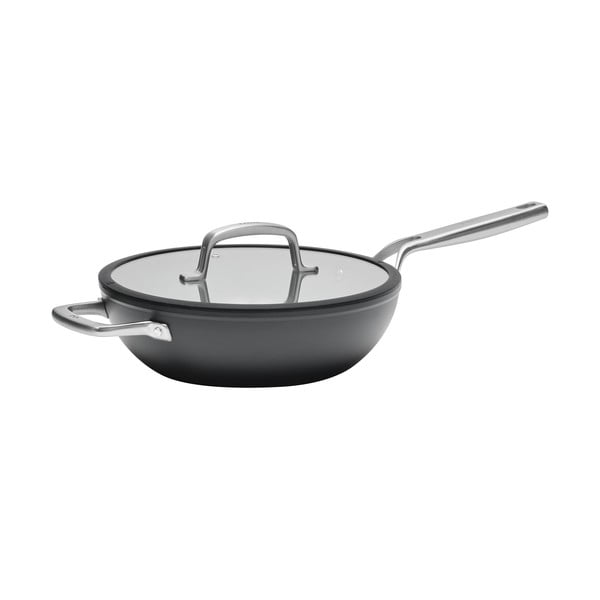 Wok pánev s poklicí/s keramickým povrchem ø 28 cm Meda 3.0 – FABINI