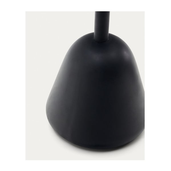 Kulatý konferenční stolek s deskou z akácie v černo-přírodní barvě ø 43 cm Saura – Kave Home-image-3