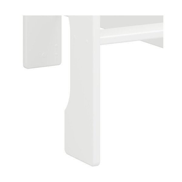 Bílá vyvýšená dětská postel 90x200 cm Steens for Kids - Tvilum-image-2