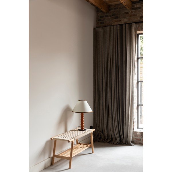 Dřevěná lavice ve světle přírodní barvě Kintaro – Dutchbone-image-1