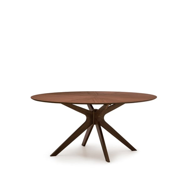 Jídelní stůl s deskou v dekoru ořechového dřeva 110x180 cm Naanim – Kave Home-image-4