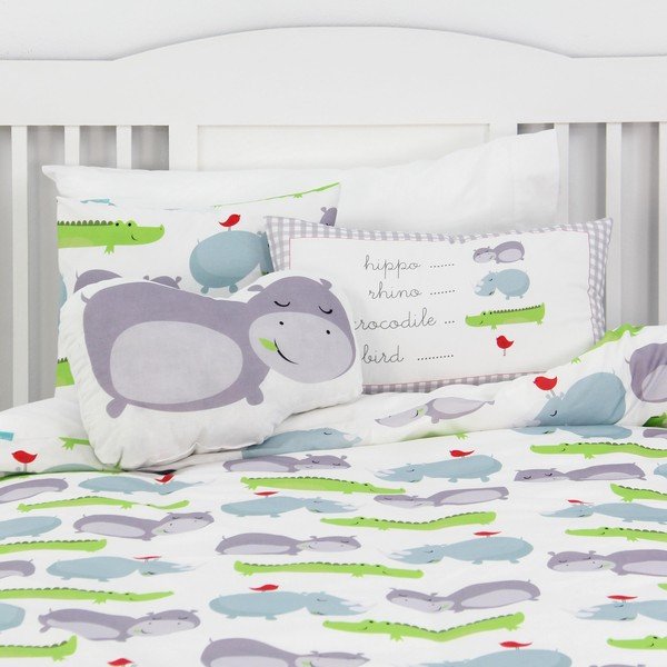 Dětské bavlněné povlečení na peřinu a polštář Mr. Fox Hippo, 140 x 200 cm-image-4