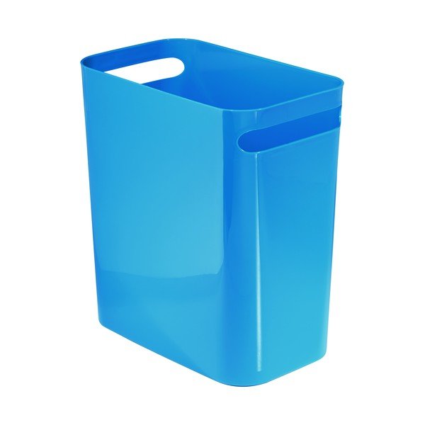 Modrý odpadkový koš iDesign Una, 13,9 l