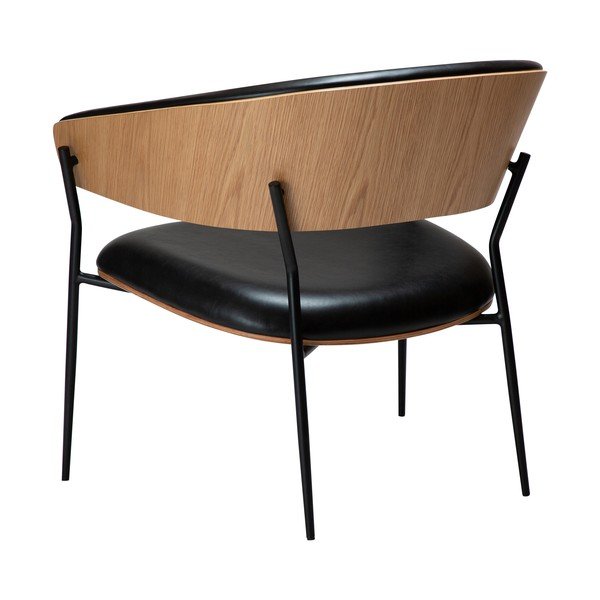 Černé křeslo z imitace kůže Crib – DAN-FORM Denmark-image-3