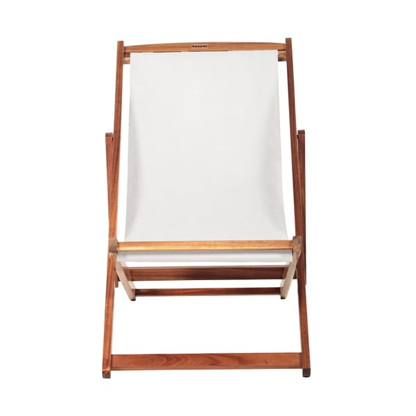 Béžové/v přírodní barvě dřevěné zahradní lehátko Dionysus – Bonami Essentials-image-1