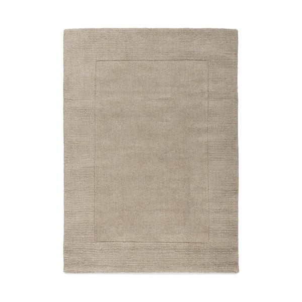 Hnědý vlněný koberec Flair Rugs Siena, 120 x 170 cm