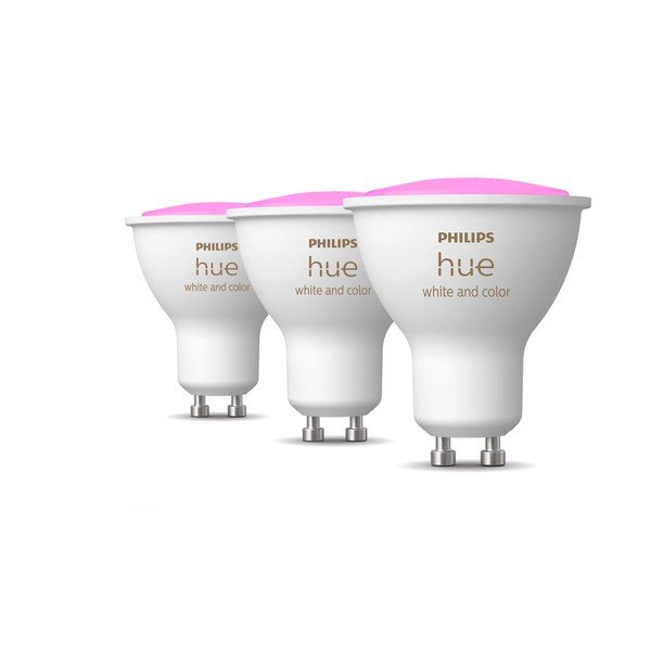 LED smart žárovky v sadě 3 ks GU10, 6 W White and color ambiance – Philips Hue-image-1