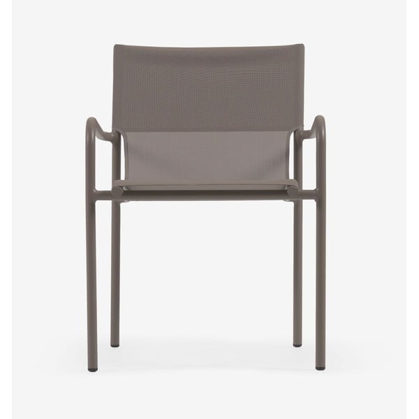 Hnědá hliníková zahradní židle Kave Home Zaltana-image-4