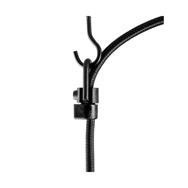 Bílé tříramenné závěsné svítidlo s objímkou v černé barvě Sotto Luce TSUKI-image-2