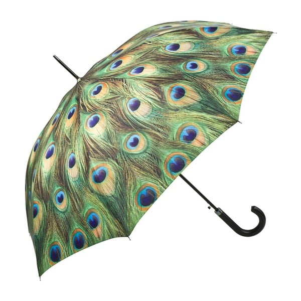 Zelený holový deštník Von Lilienfeld Peacock, ø 100 cm
