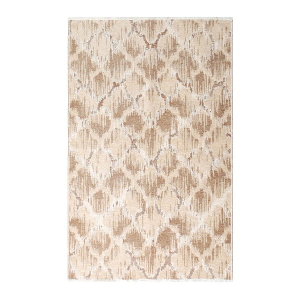 Oboustranný hnědo-béžový koberec Vitaus Camila, 77 x 200 cm