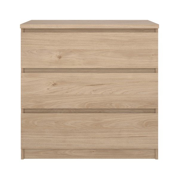 Komoda v dekoru dubu v přírodní barvě 77x76x50 cm Naia – Tvilum-image-2