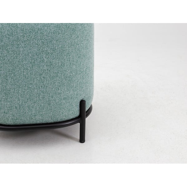 Zelenošedý puf Tenzo Harry, ø 42 cm-image-1