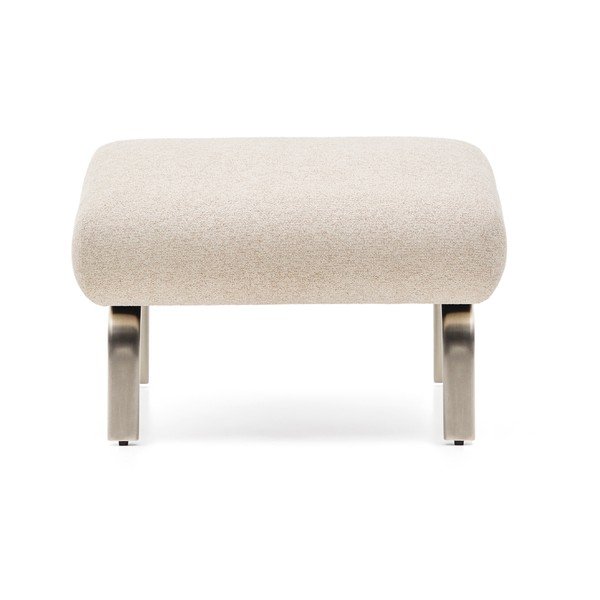 Béžová žinylková podnožka Amsen – Kave Home-image-3