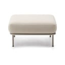 Béžová podnožka z textilie bouclé Aurum – Kave Home