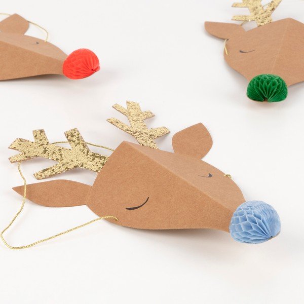 Párty čepičky v sadě 6 ks Reindeer – Meri Meri-image-2