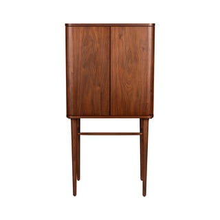Skříňka v dekoru ořechu s posuvnými dveřmi v přírodní barvě 62x125 cm Morrison – Dutchbone