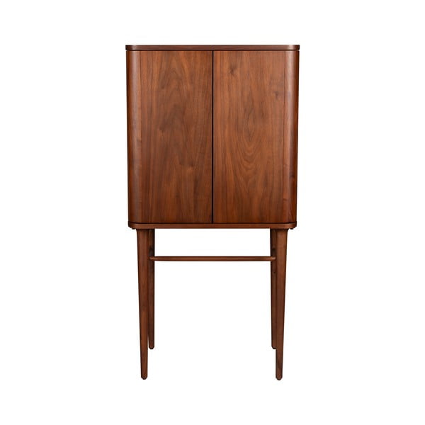 Skříňka v dekoru ořechu s posuvnými dveřmi v přírodní barvě 62x125 cm Morrison – Dutchbone