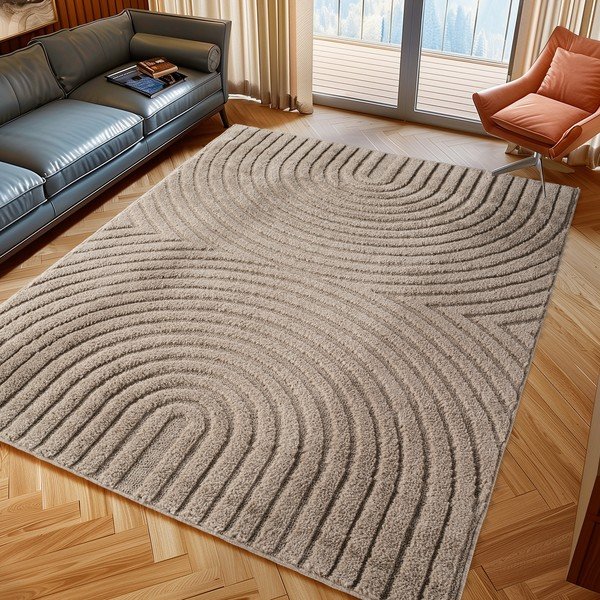 Béžový koberec s příměsí juty 160x230 cm Art 1122 – Ayyildiz Carpets-image-1
