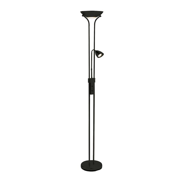 Černá stojací lampa s kovovým stínidlem (výška 180 cm) Detroit – Markslöjd