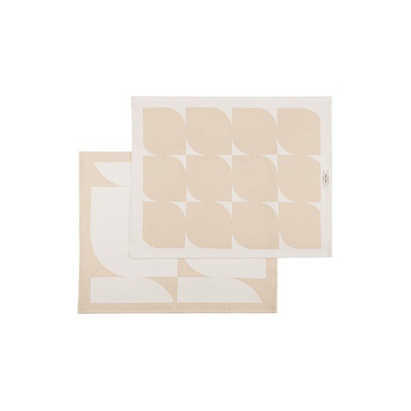 Bavlněné utěrky v sadě 2 ks 50x63 cm Abi – noo.ma