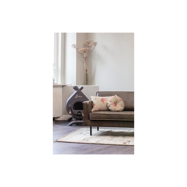 Béžový sametový polštář BePureHome Vogue, 60 x 40 cm-image-2