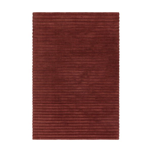 Vínový ručně tkaný vlněný koberec 120x170 cm – Asiatic Carpets
